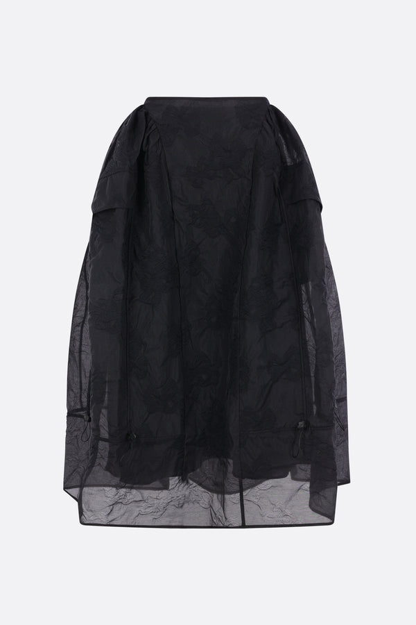 Fuana midi skirt in Papillon matelassé