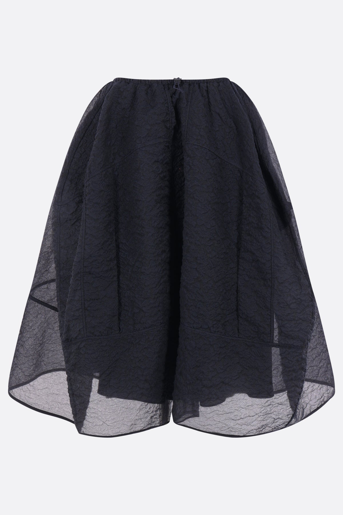 Fosia full skirt in Brodia matelassé fabric