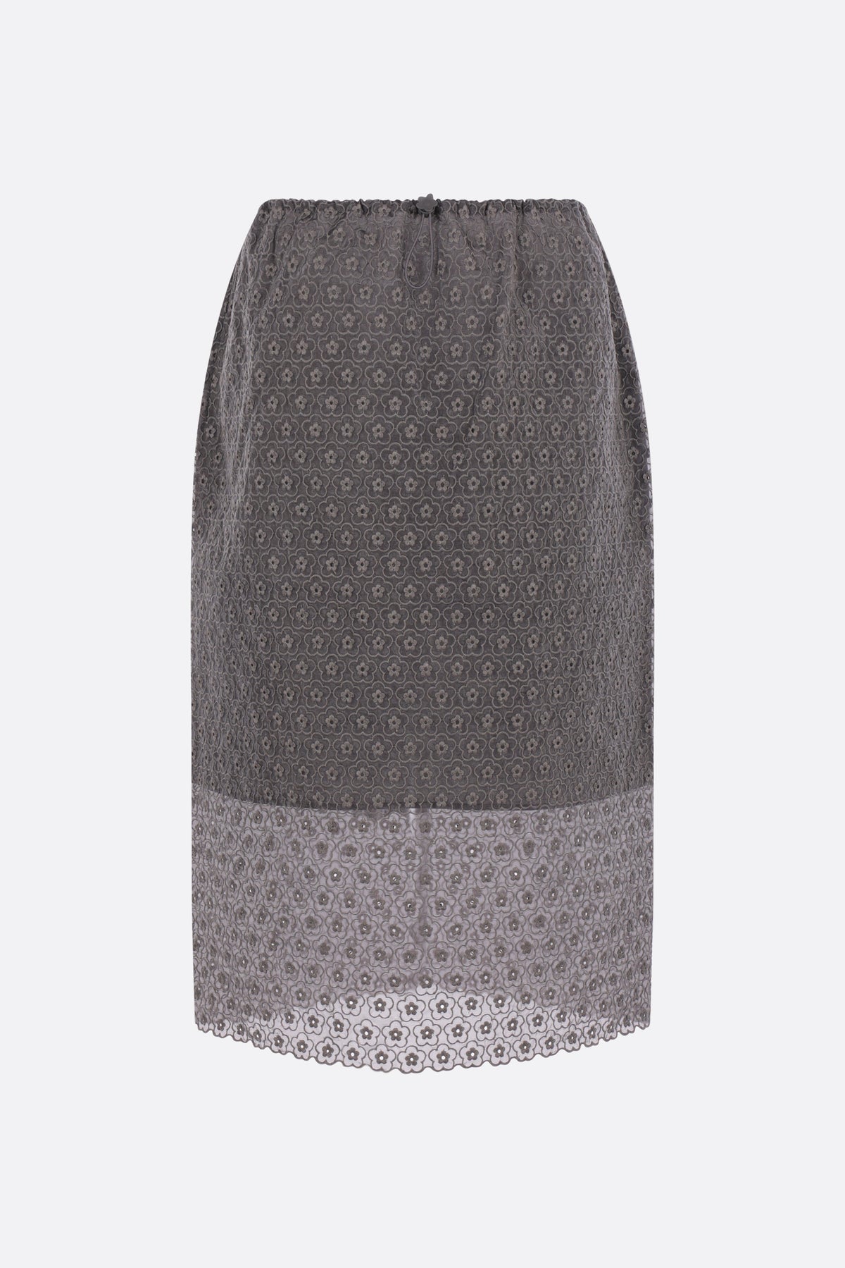 Bria pencil skirt in embroidered organza