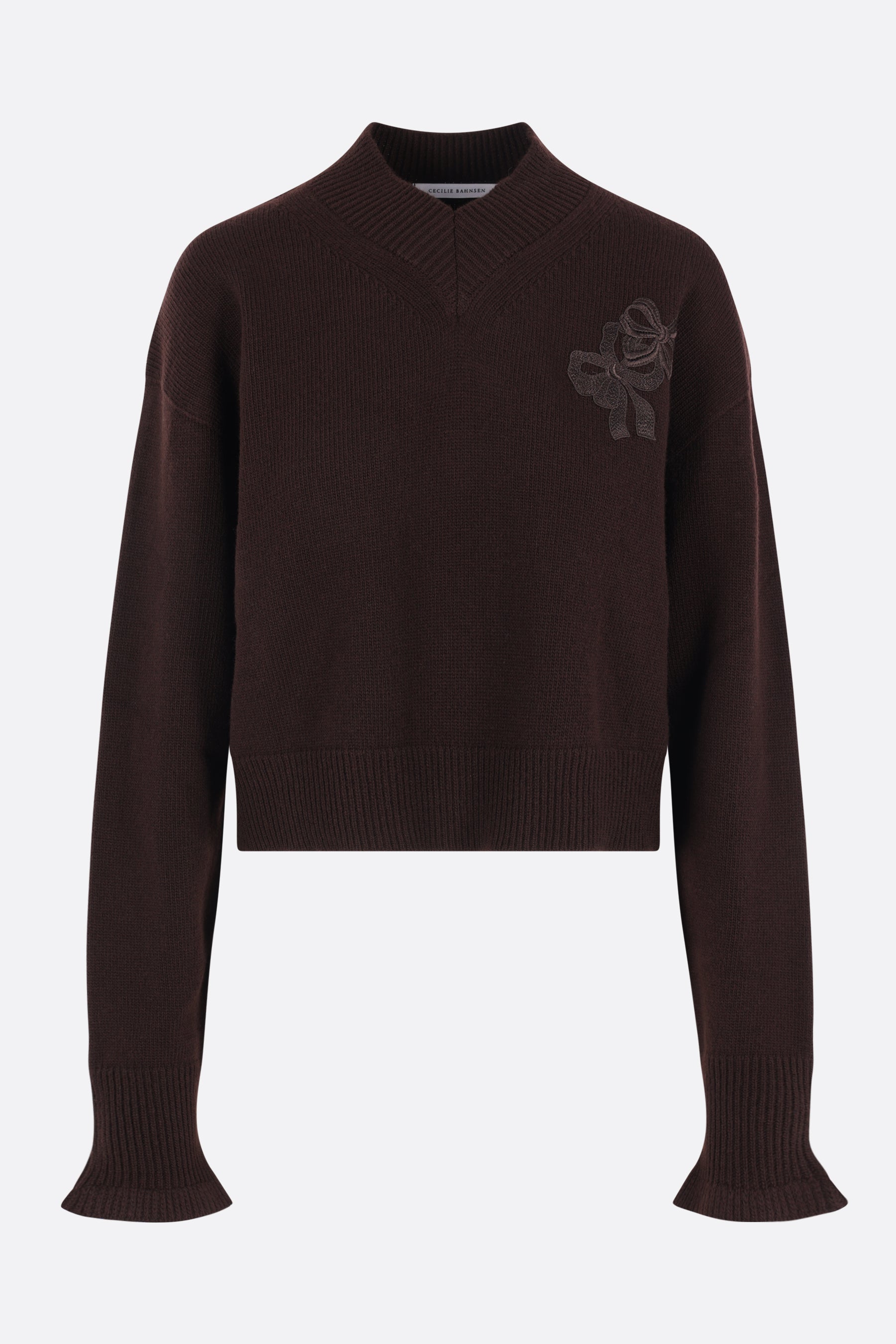 Drusilla cropped sweater in wool