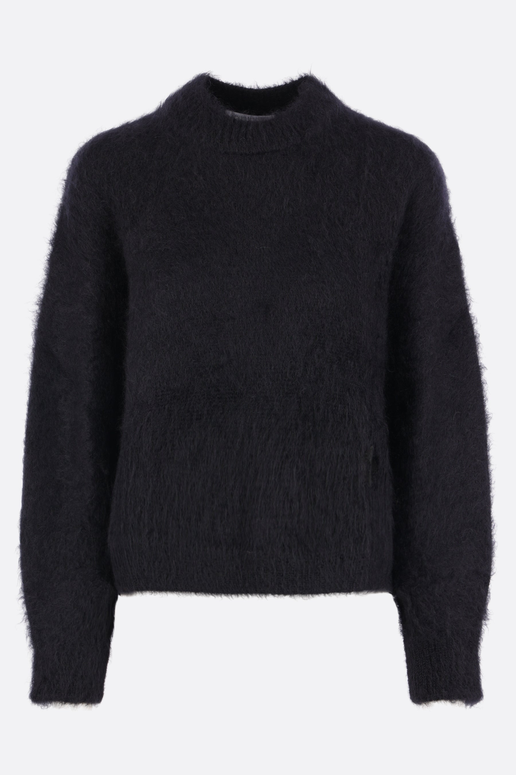 Firall cropped sweater in mohair and silk