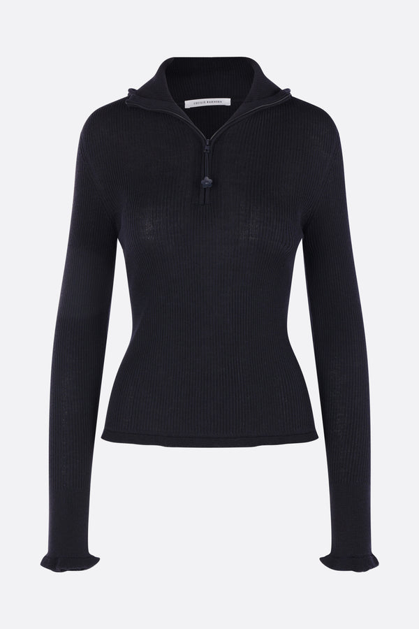 Belma half-zip sweater in wool
