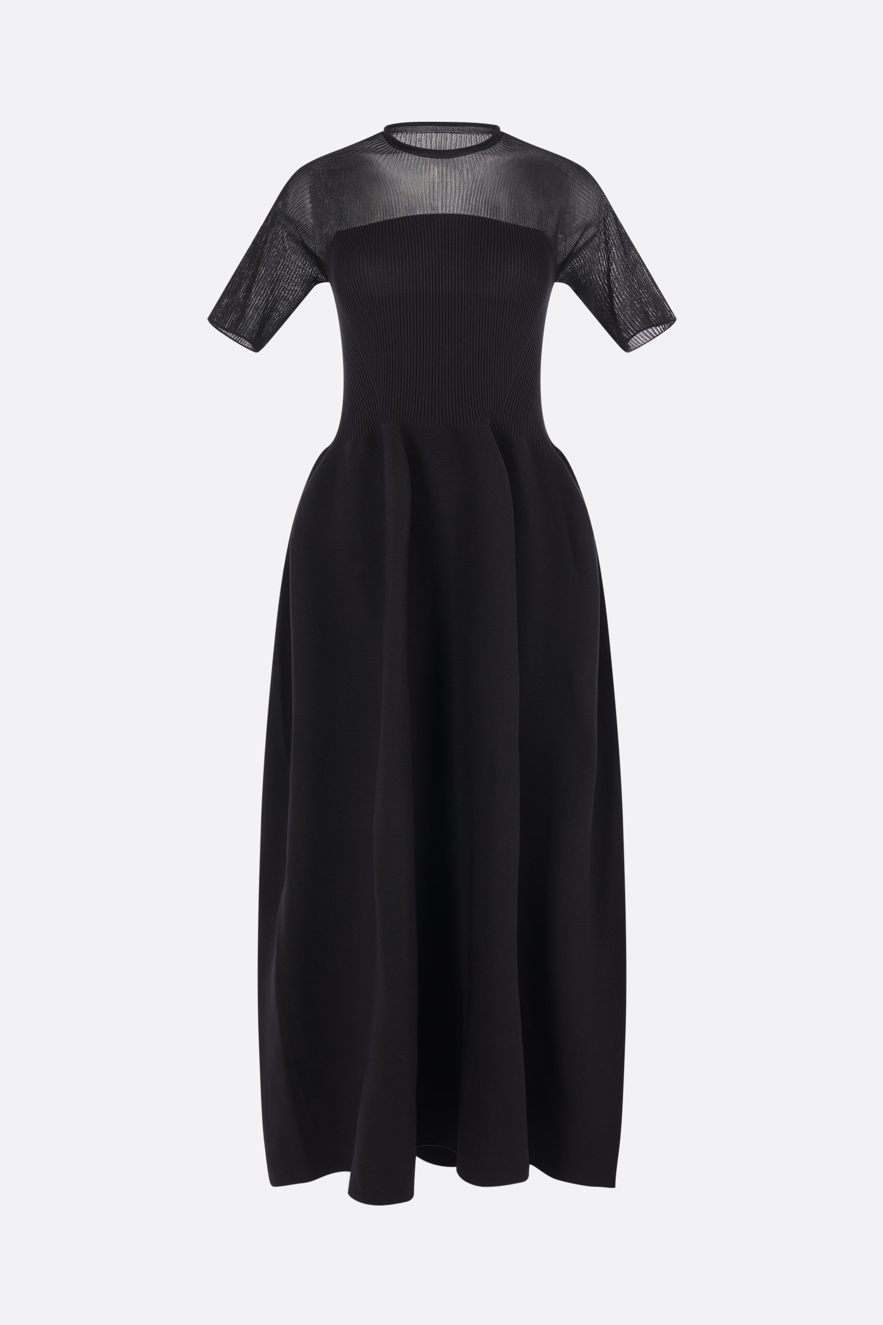 Pottery Lucent long dress in knit