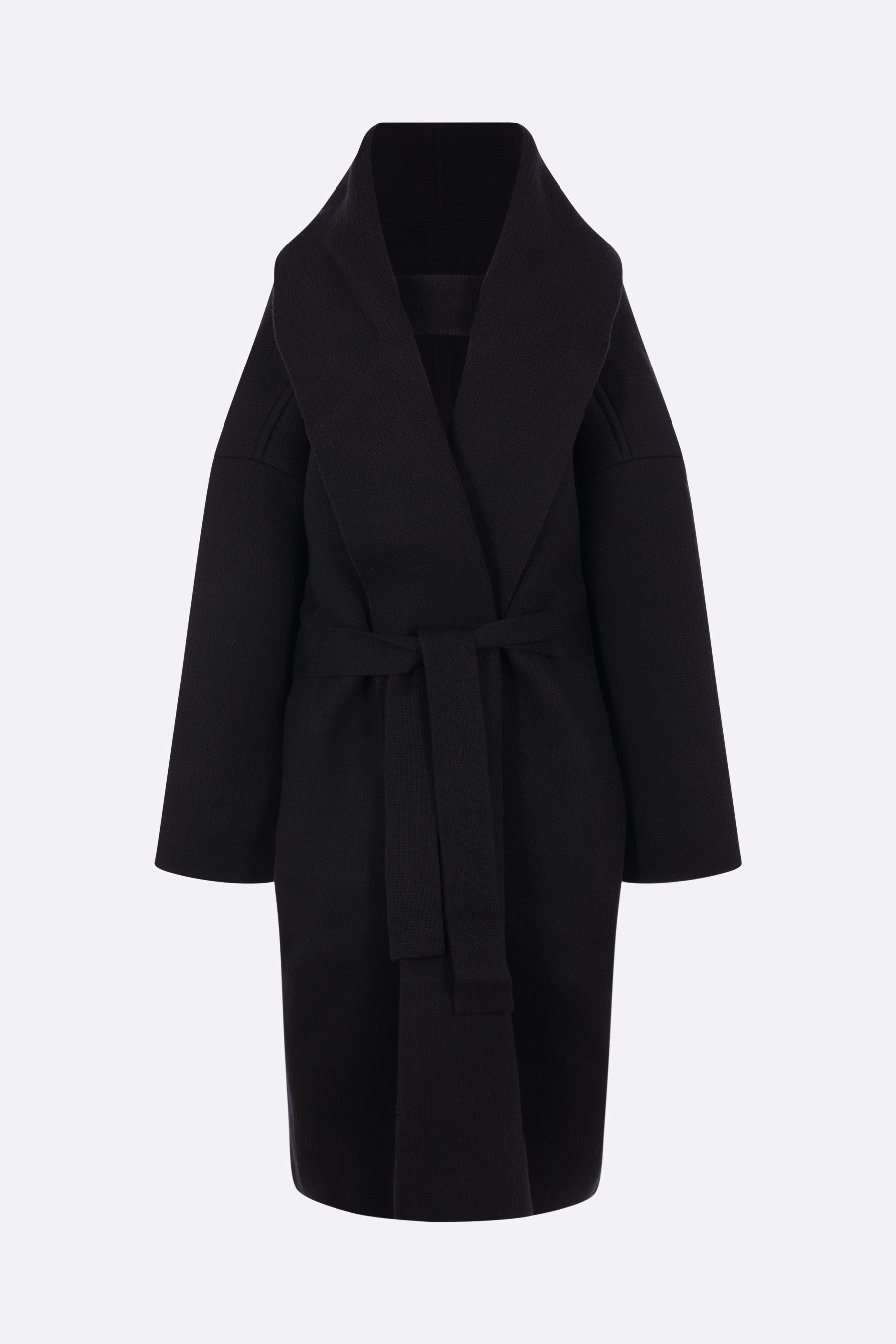 knit wrap coat
