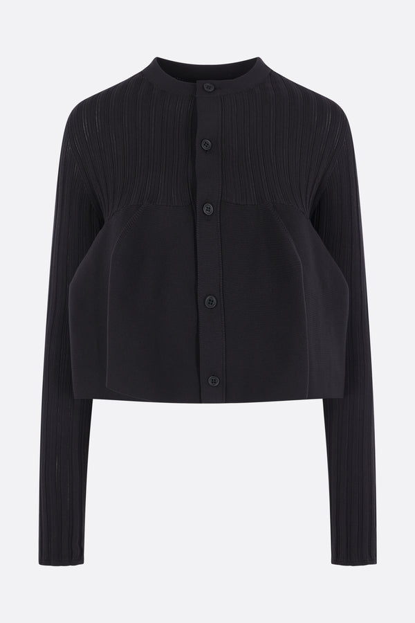 Pottery cropped cardigan in knit
