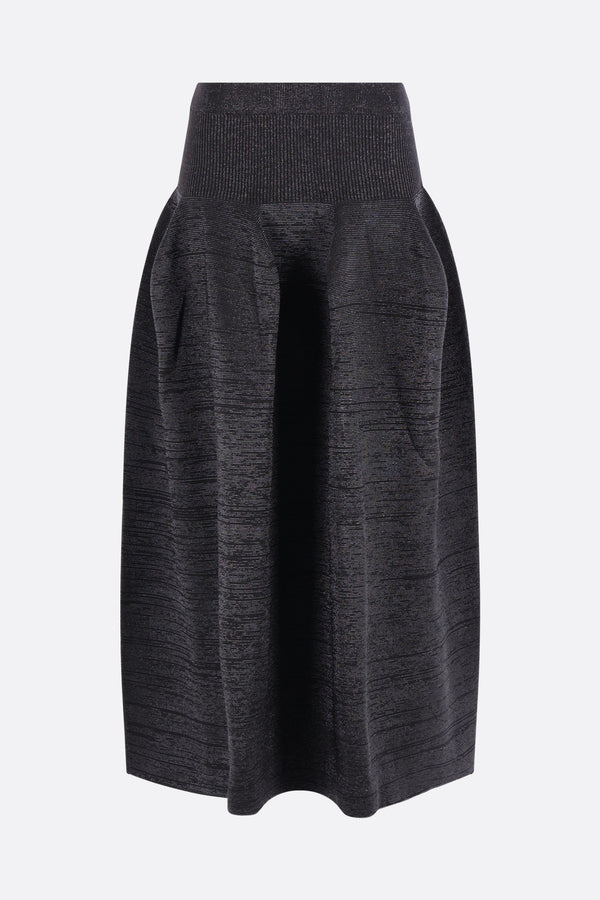Pottery circle skirt in lurex