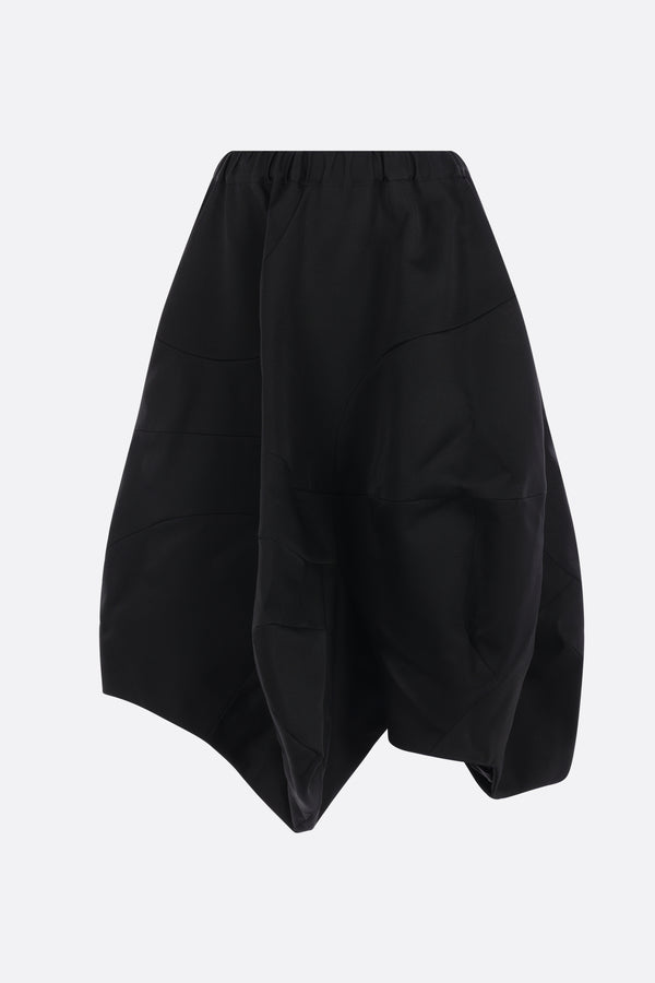 wool asymmetric skirt