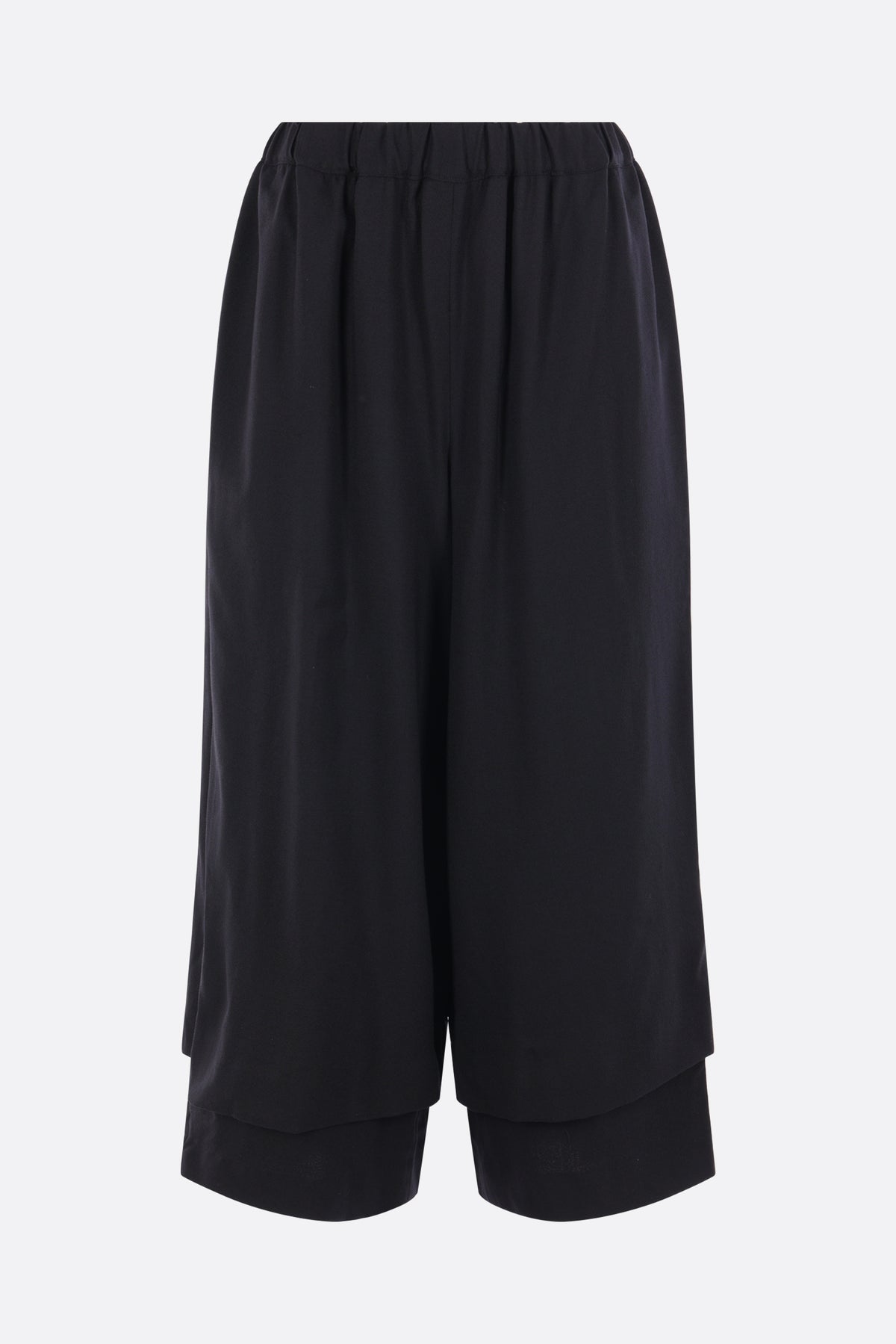 pantalone in lana a doppio strato