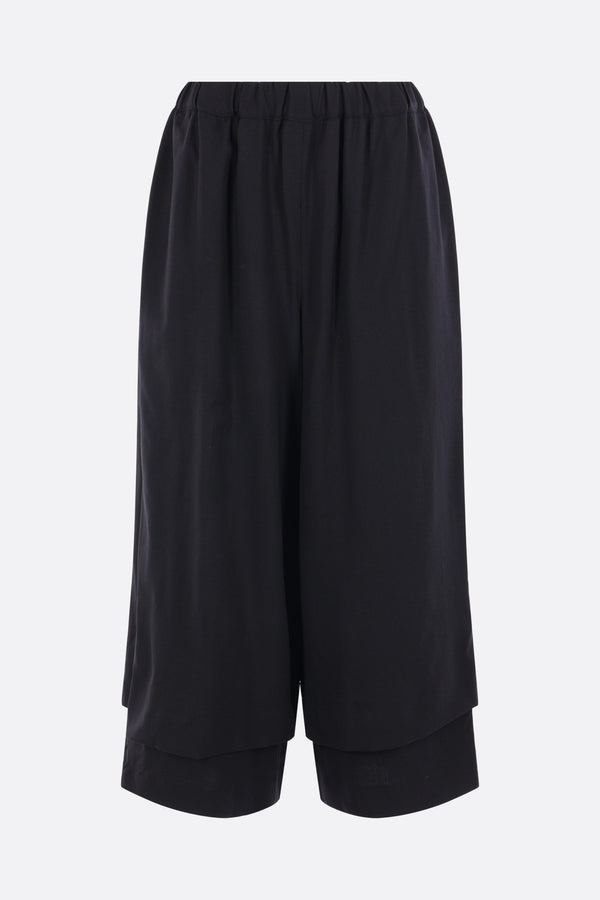 double-layer trousers in wool