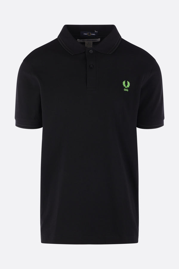 polo in piquet ricamo logo