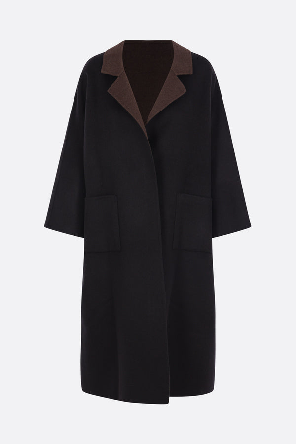 Papavero reversible coat in wool