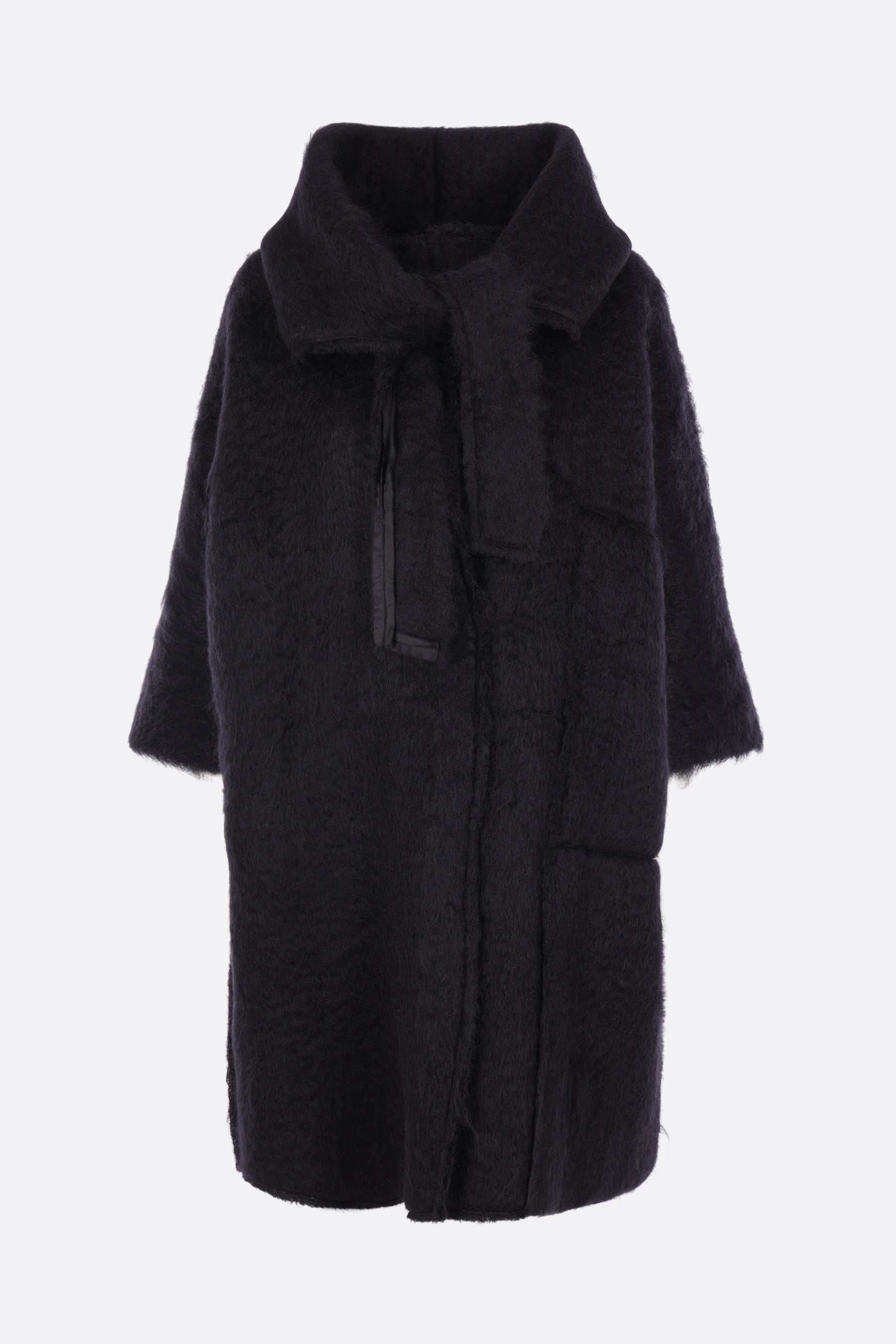 mohair and silk coat