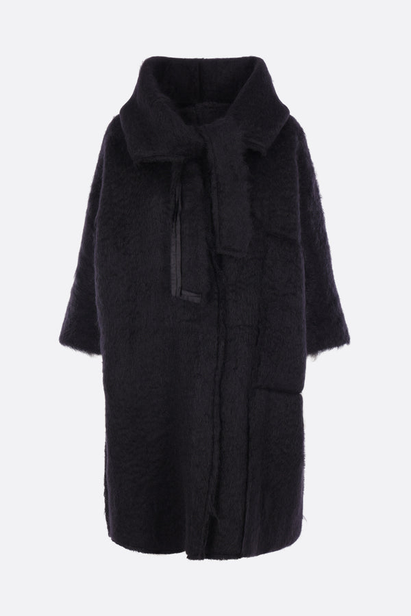 mohair and silk coat