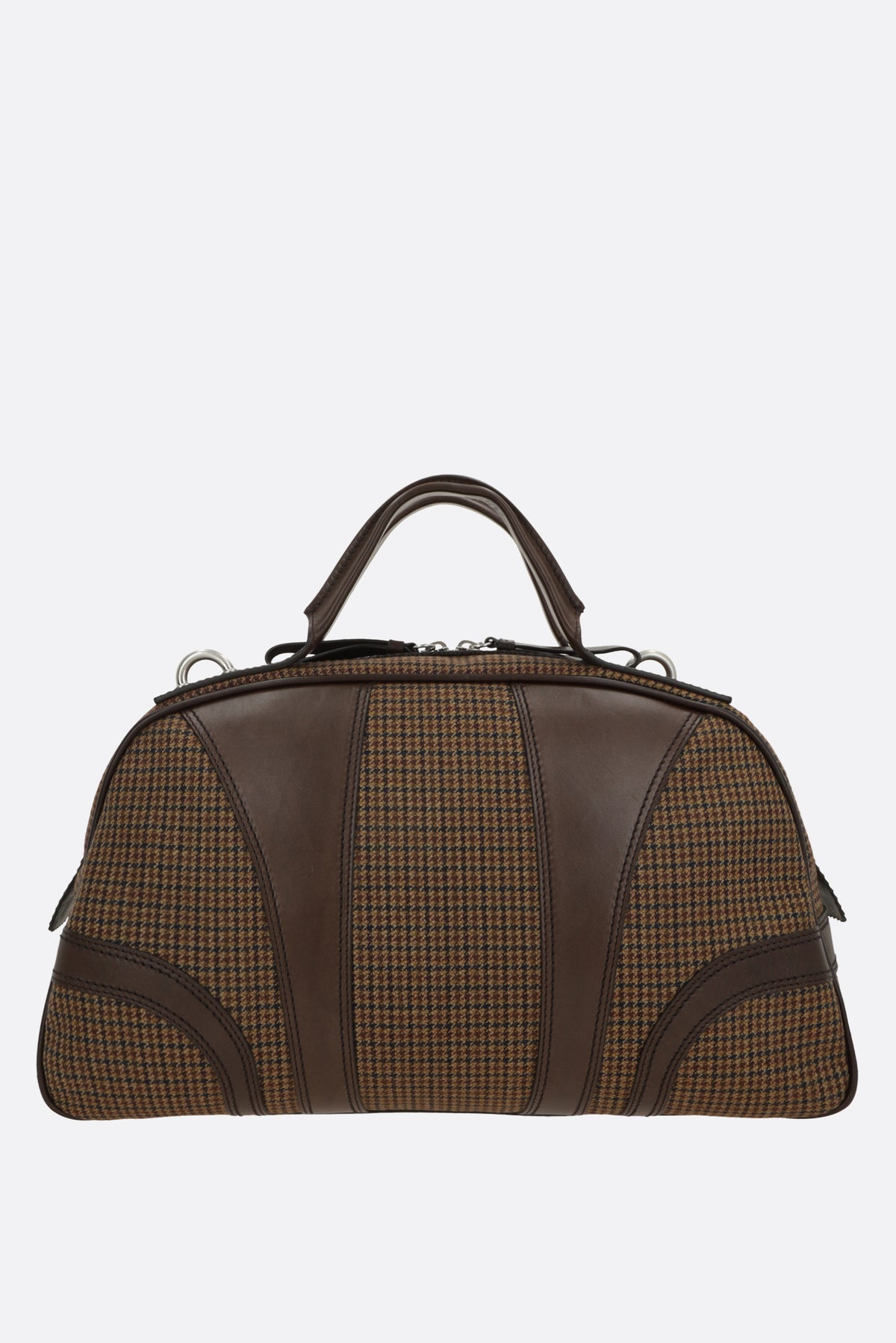 houndstooth fabric bowling bag