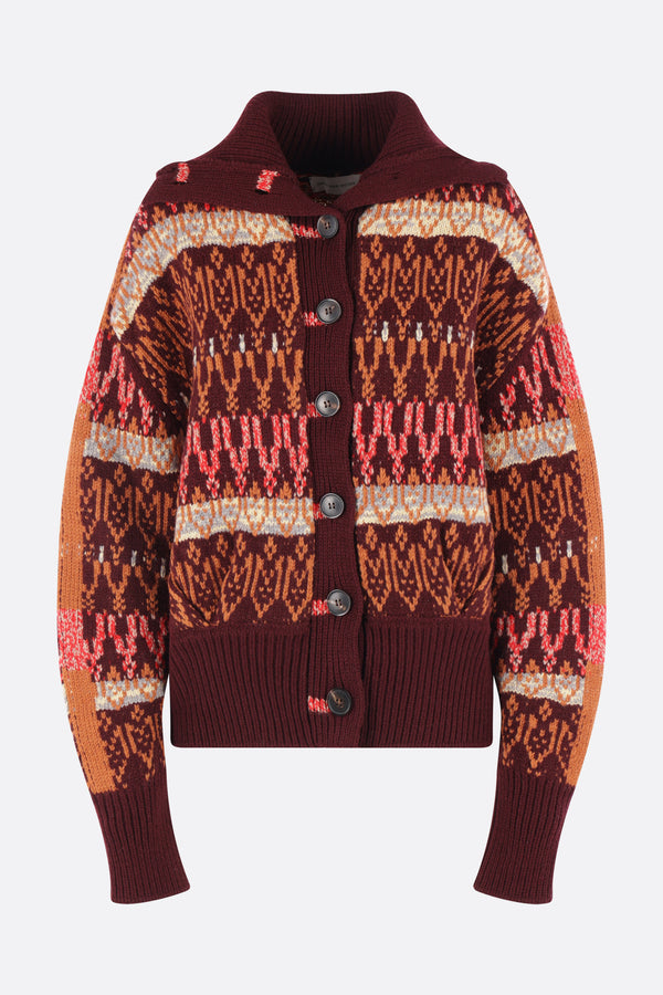 cardigan Teda in lana e cashmere