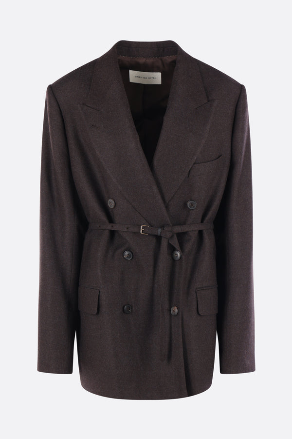 Bossy double-breasted blazer in wool