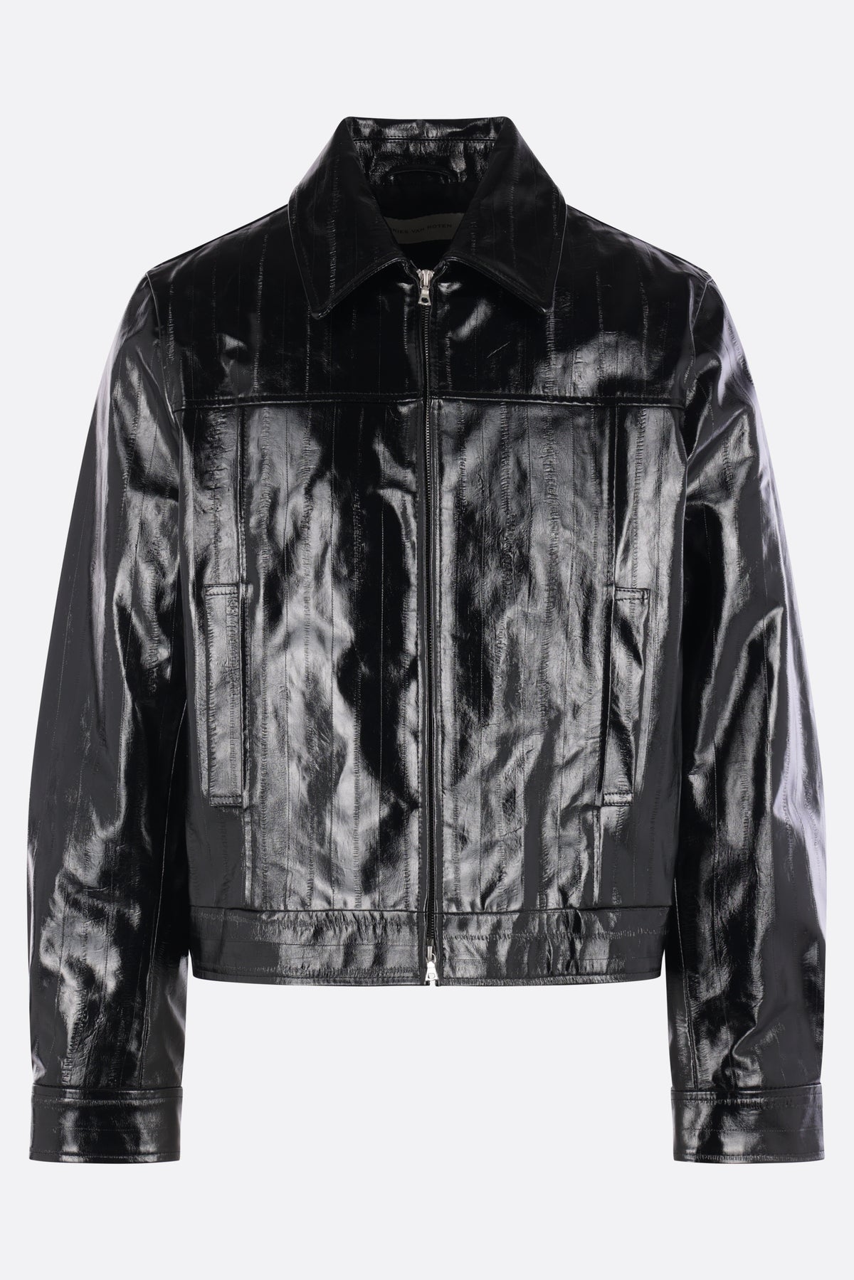 Lernon full-zip jacket in leather
