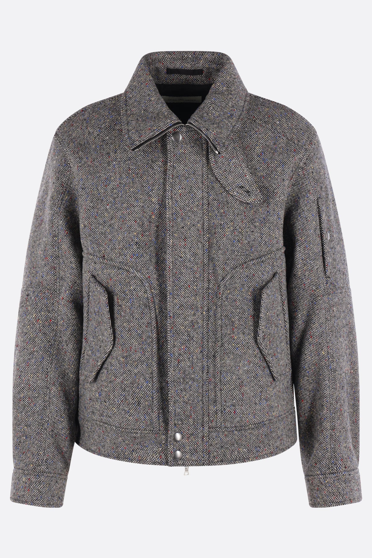 Vince jacket in flecked wool