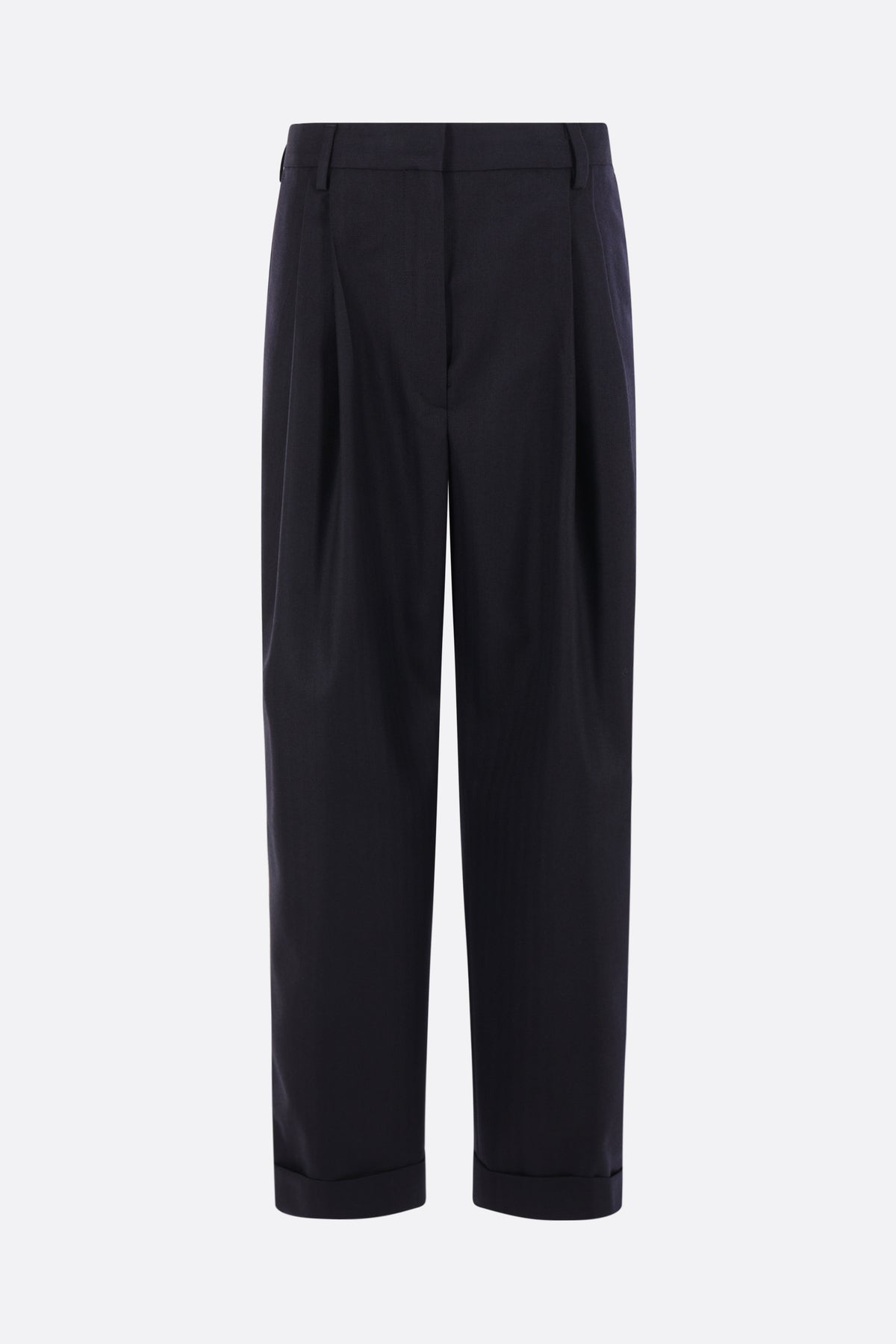 pantalone a gamba ampia Partan in lana