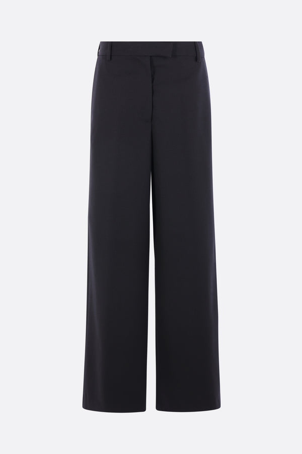 pantalone a gamba ampia Penn in lana