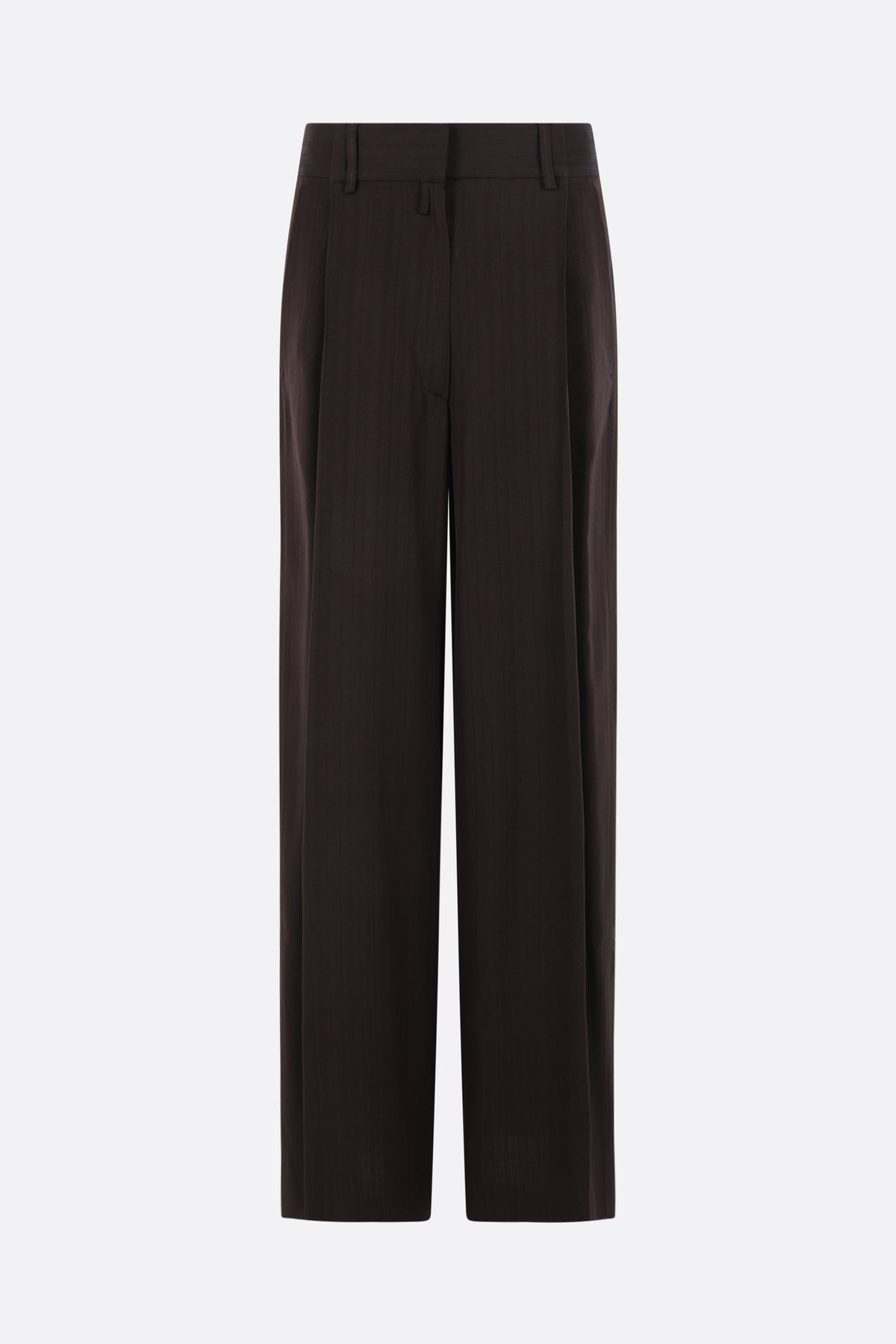 Podium wide-leg trousers in viscose