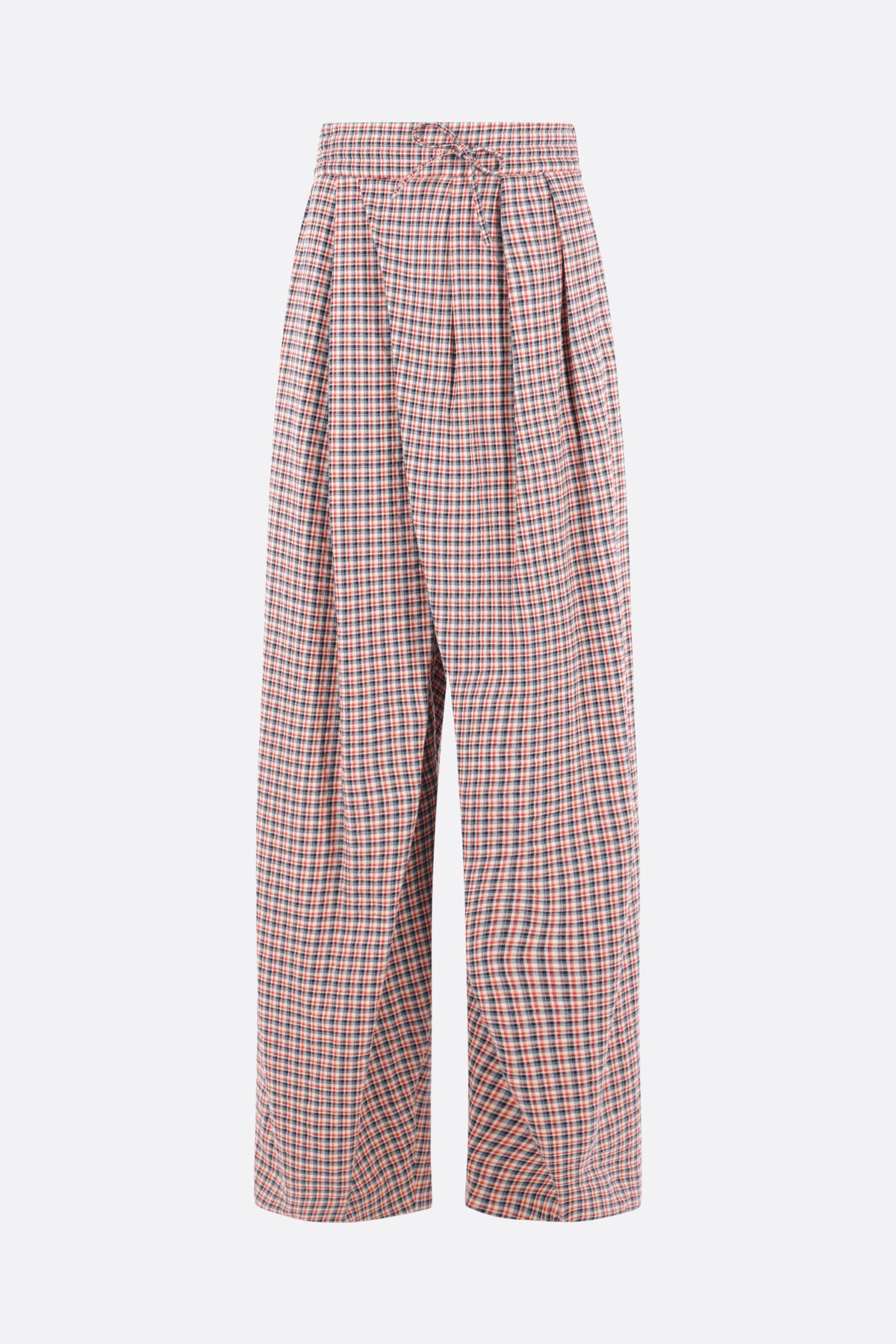 Paroni trousers in check flannel