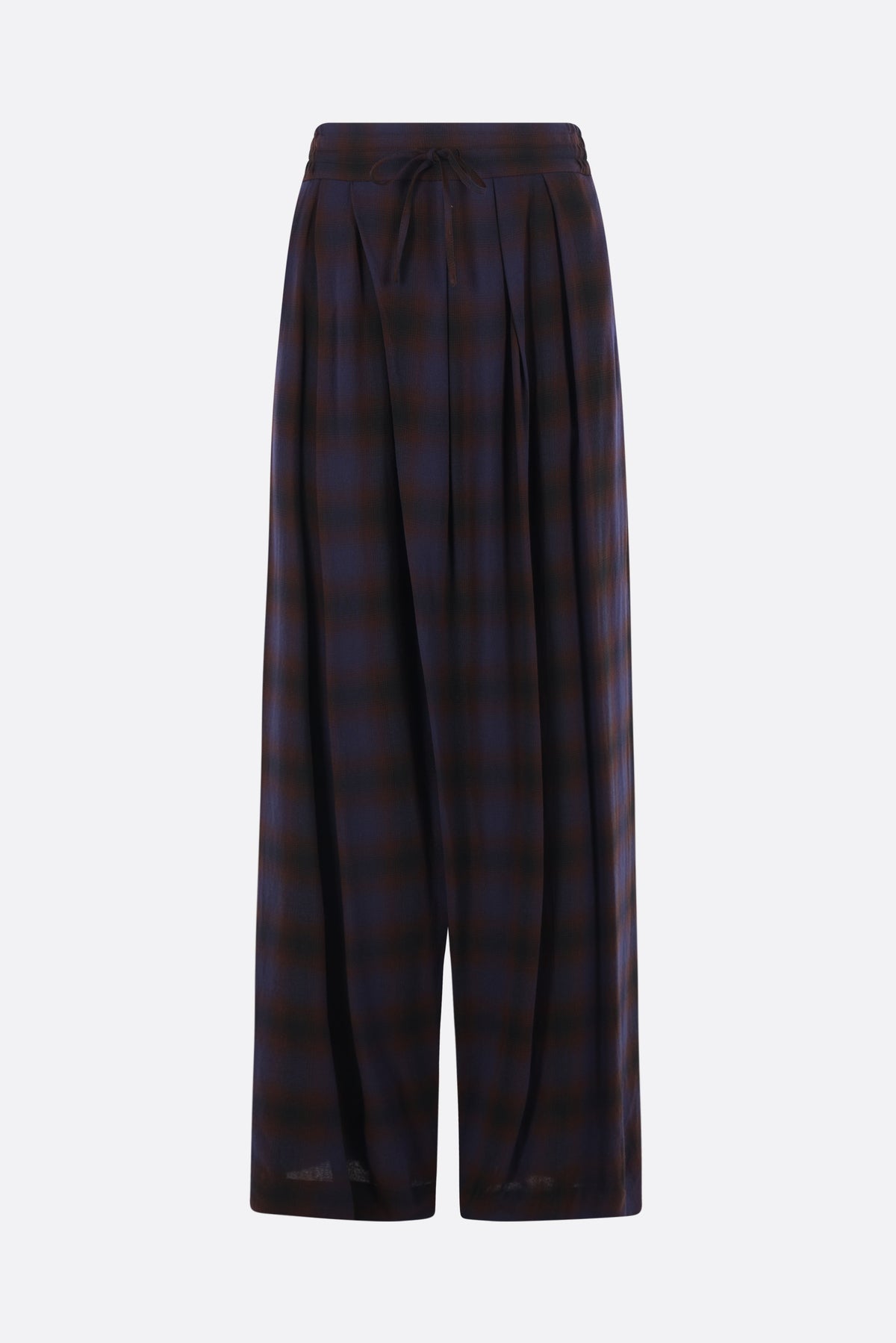 Paroni trousers in check viscose