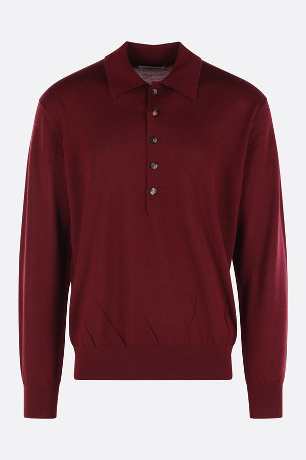 Muano polo sweater in wool