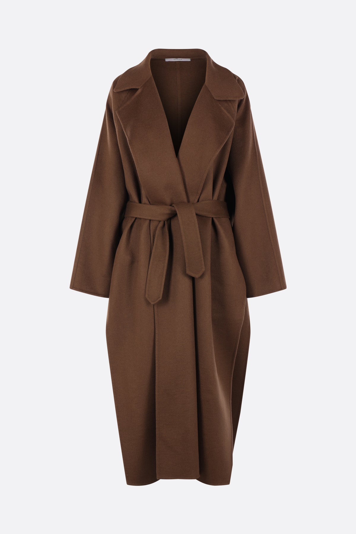 oversized wrap coat in cashmere