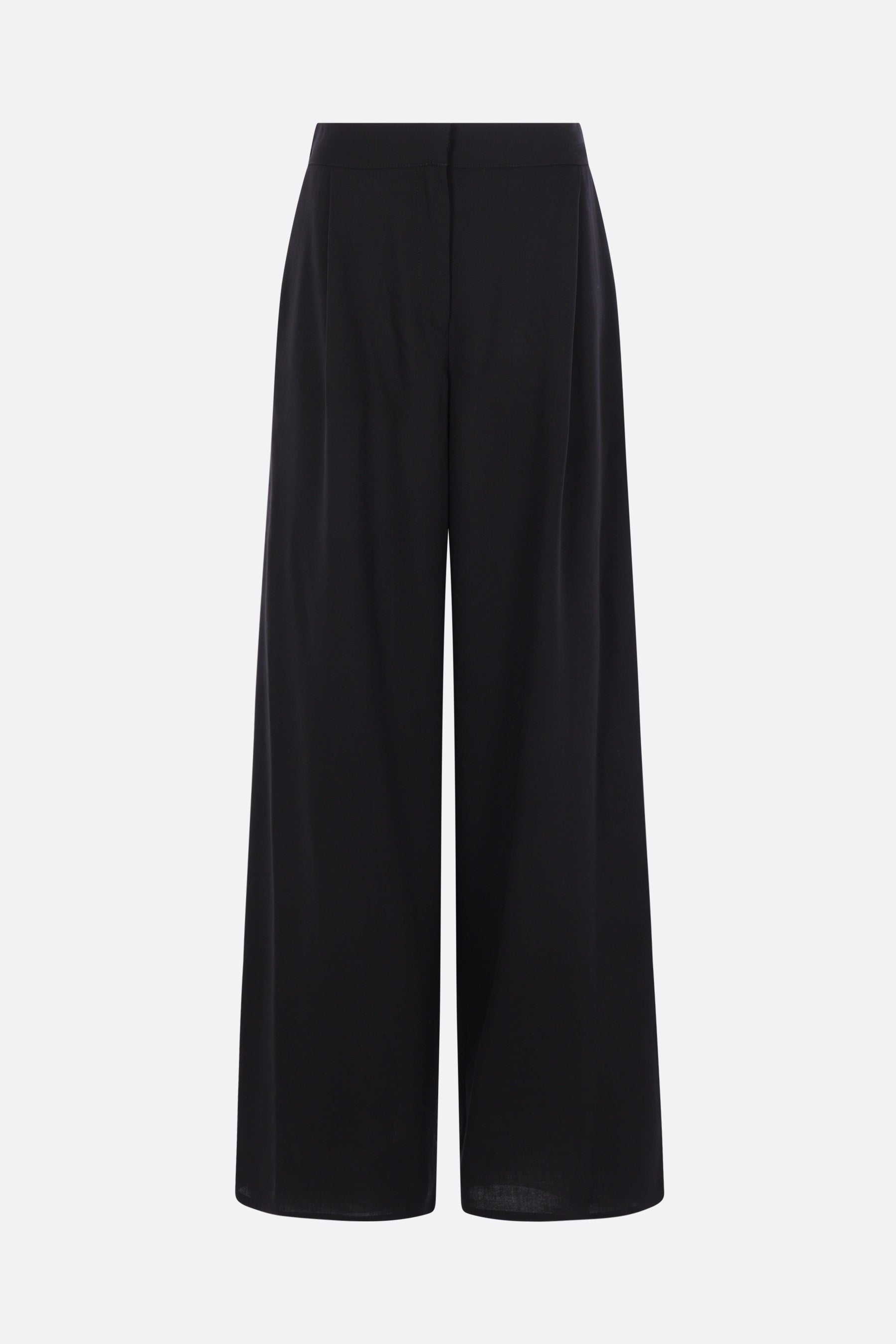 wide-leg trousers in wool