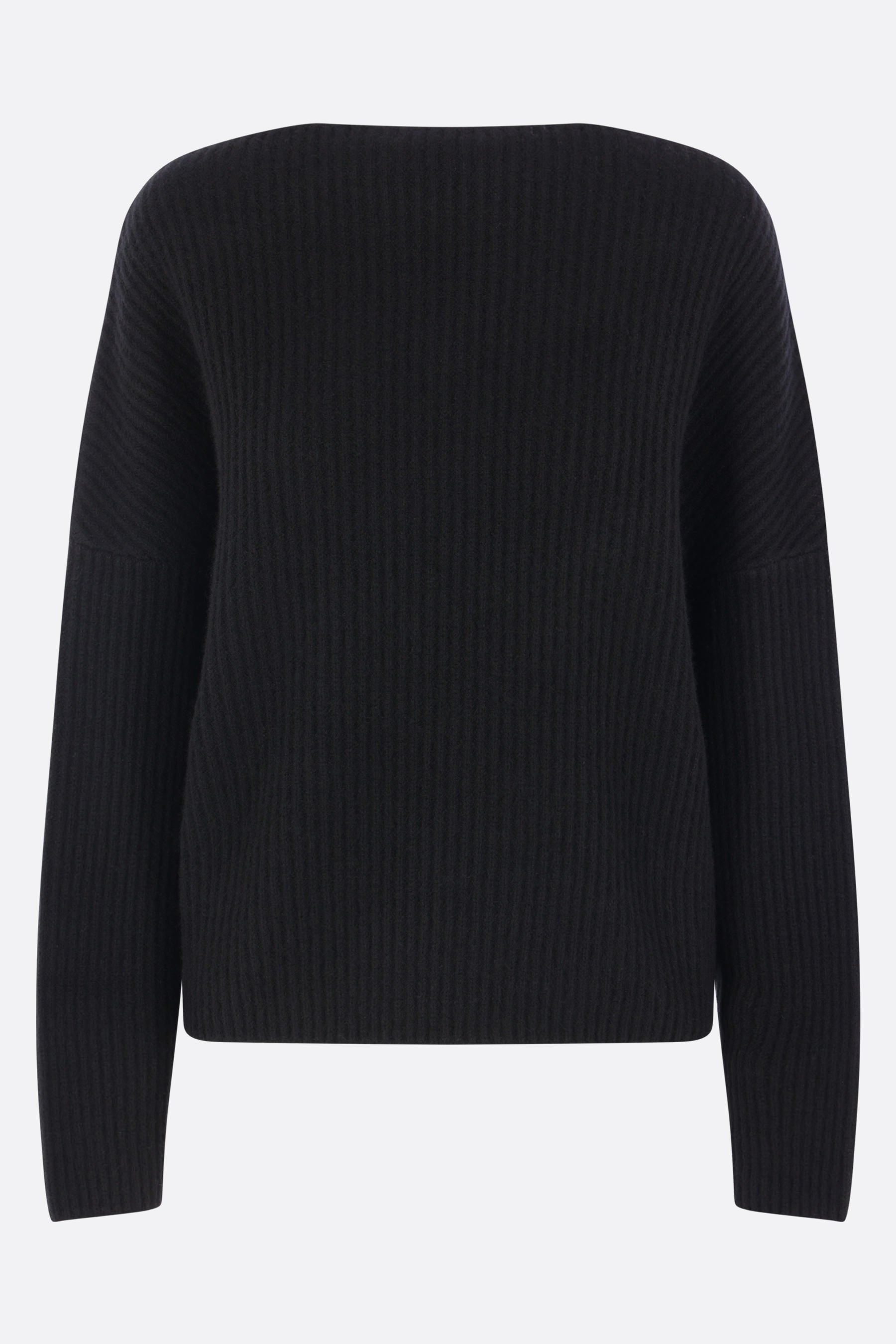 rib cashmere sweater
