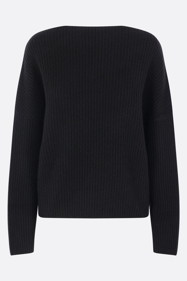 rib cashmere sweater
