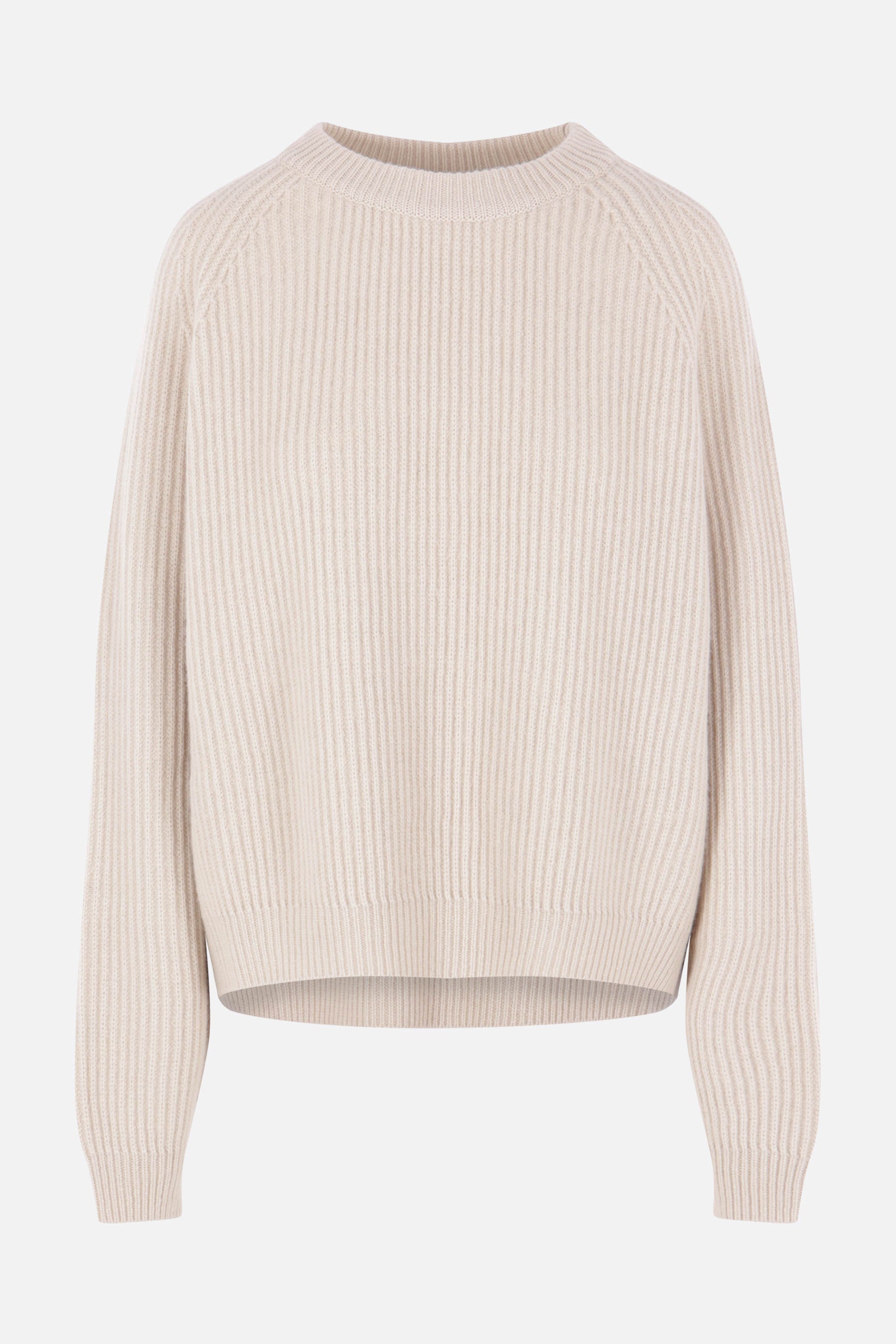rib cashmere sweater