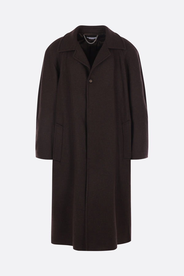 oversized coat in wool blend
