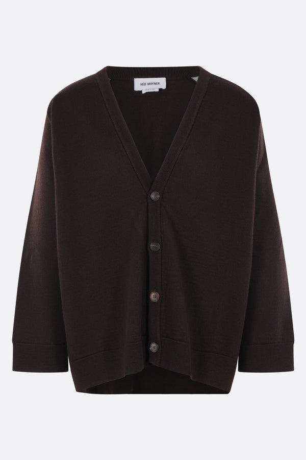 oversized cardigan in wool