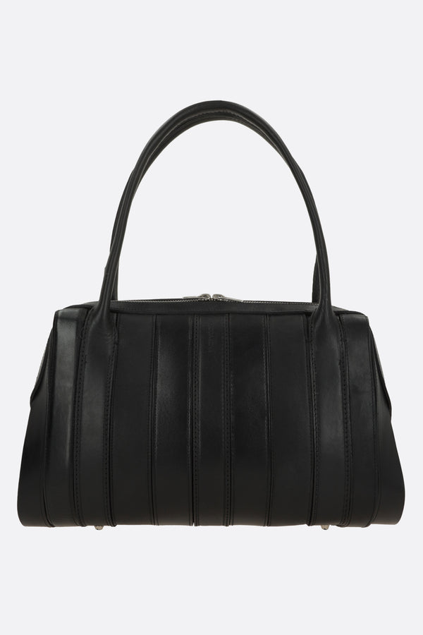 Belt handbag in leather