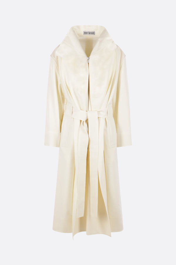 deconstructed coat in wool