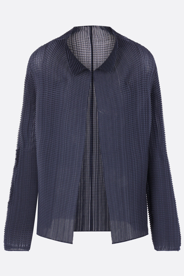 cardigan Wooly Pleats