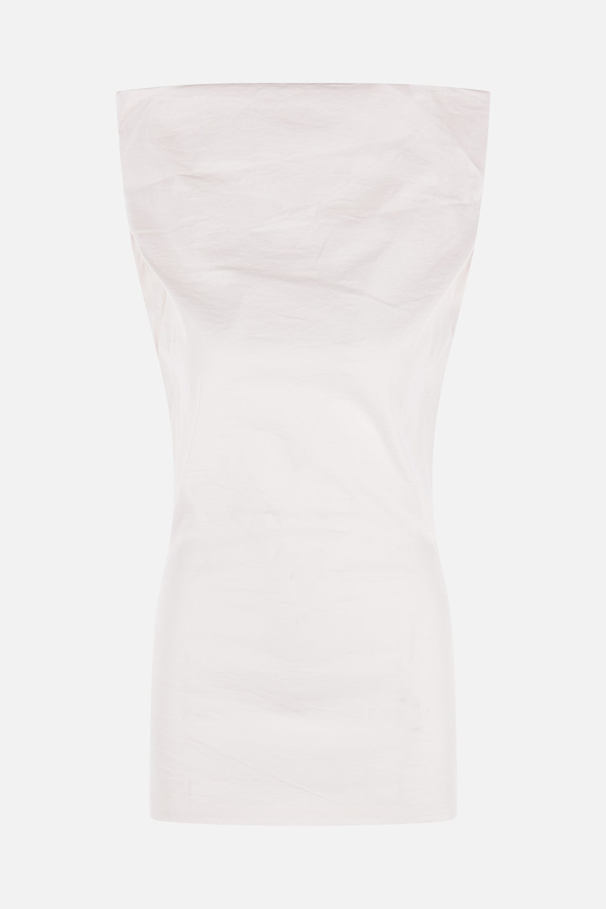top smanicato Allow in misto cotone stretch