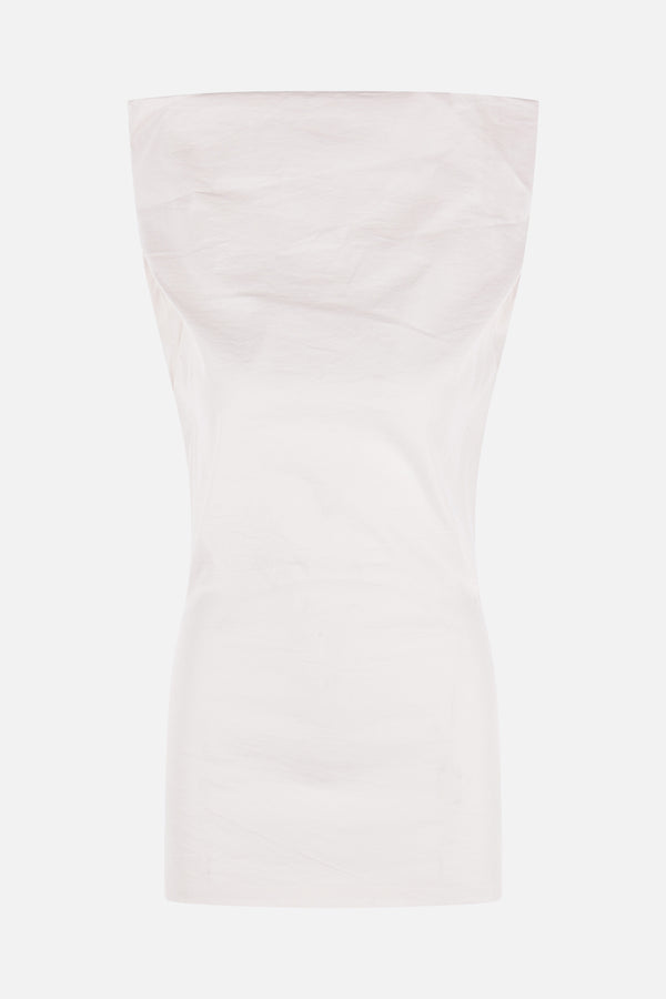 Allow sleeveless top in stretch cotton blend