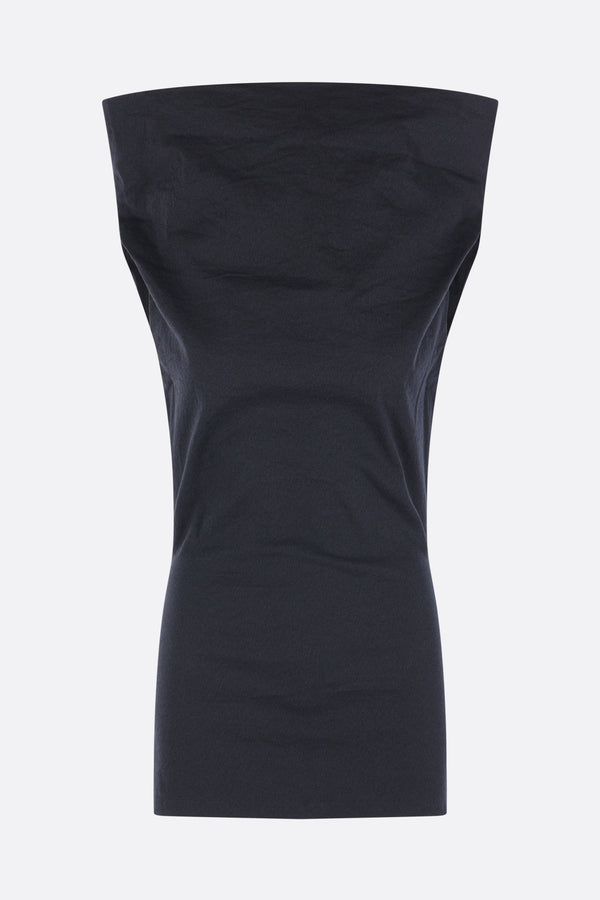 Allow sleeveless top in stretch cotton blend