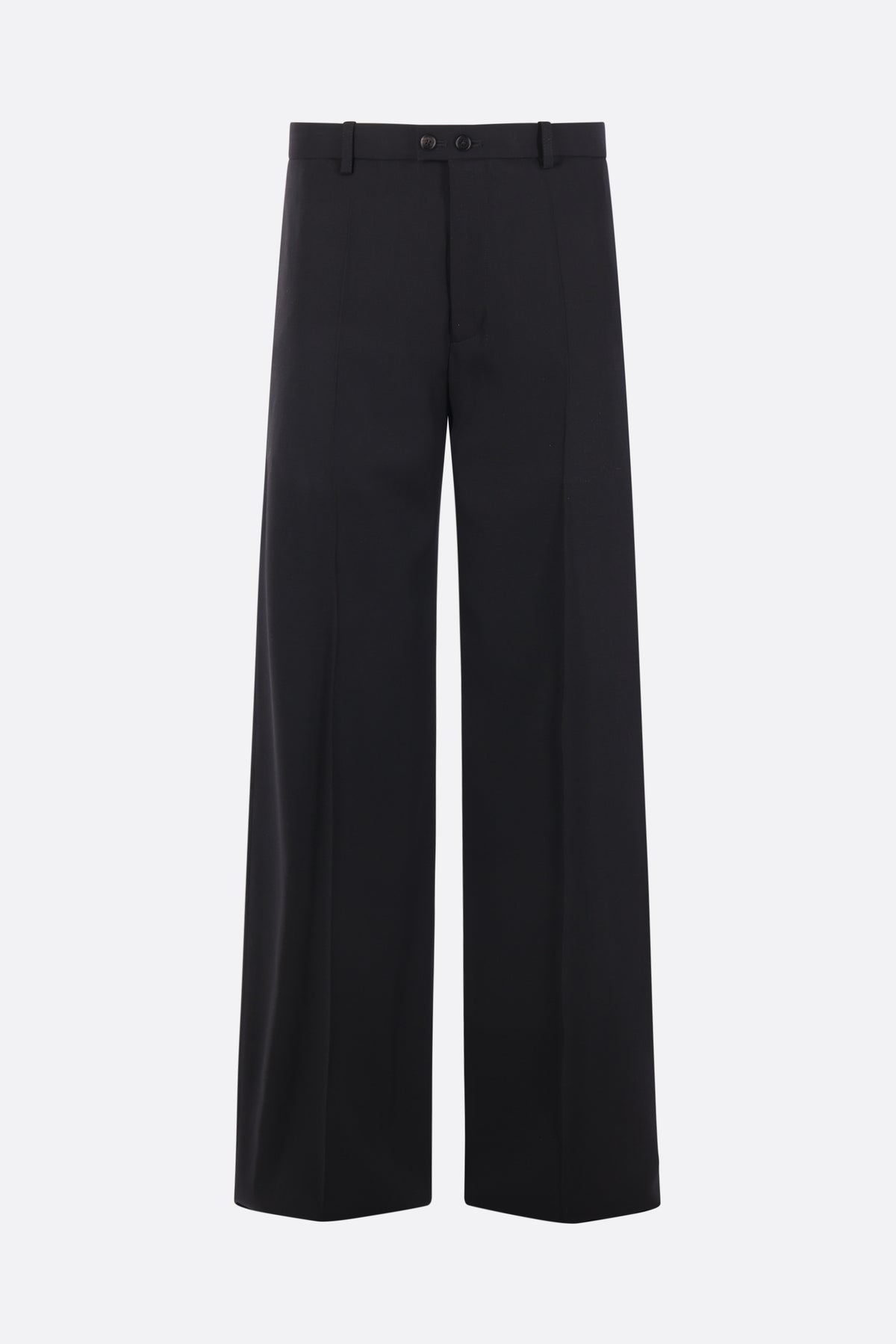 straight-leg trousers in cady