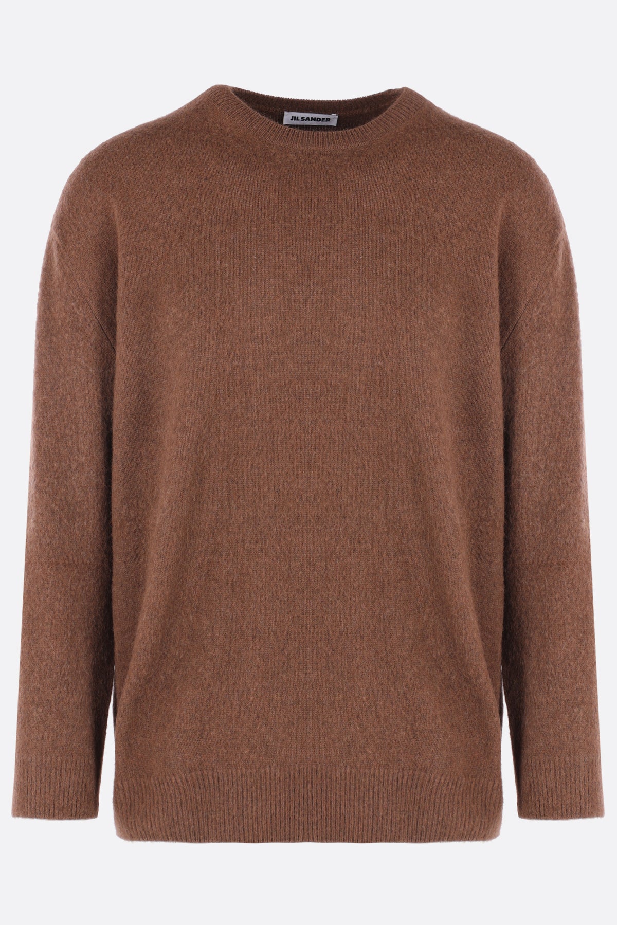 oversized sweater in wool and silk blend