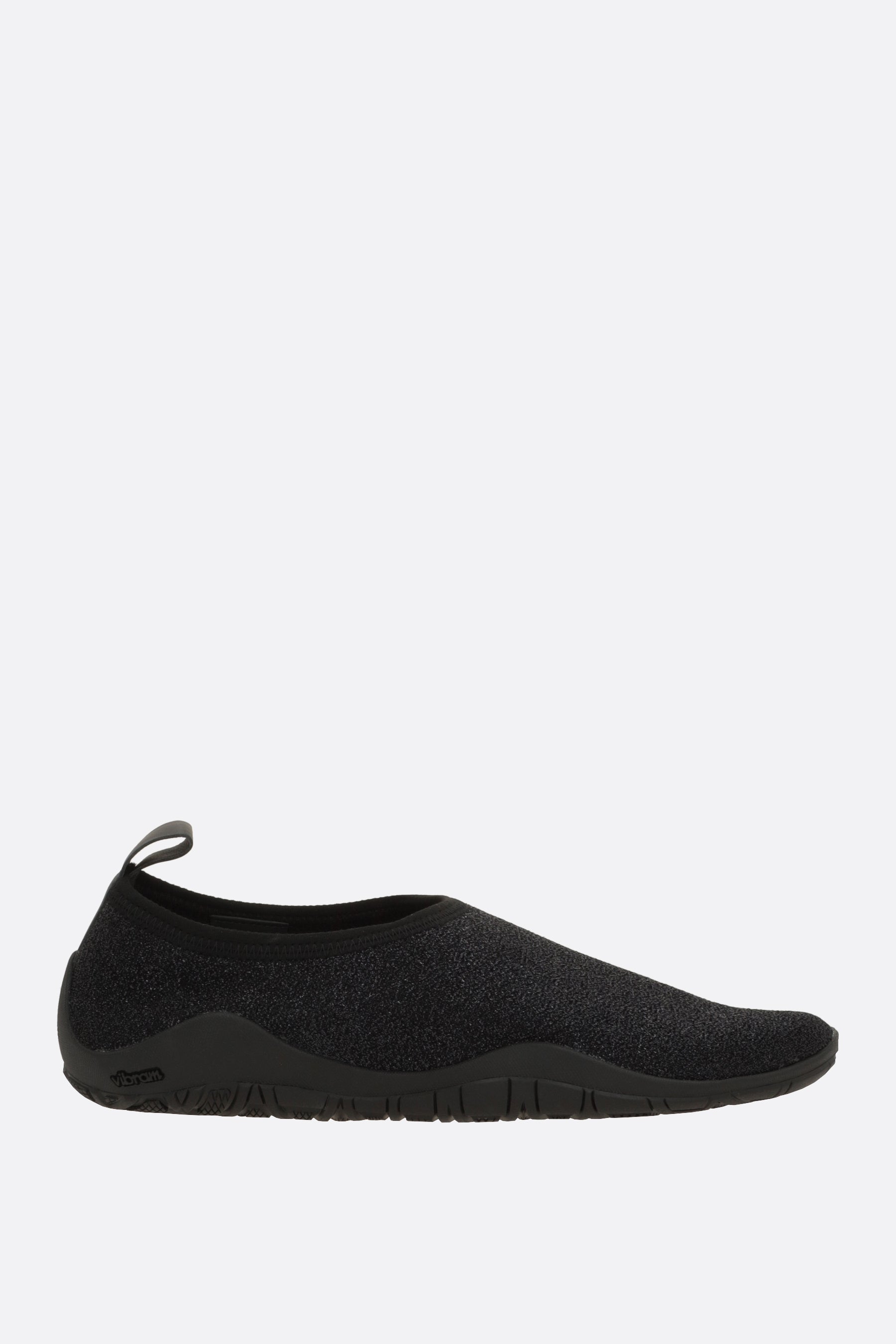 Elbe slip-on sneakers in stretch lurex