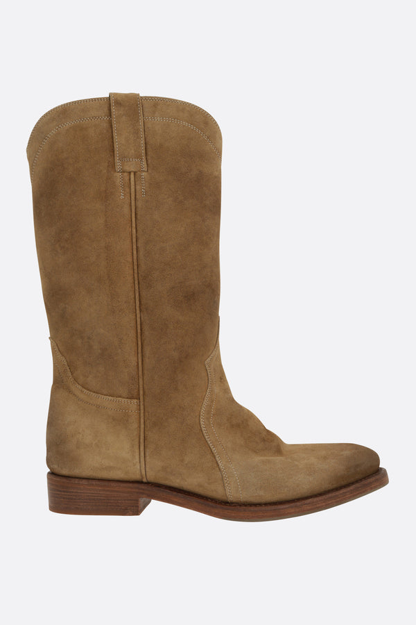 Bruce boots in vintage suede