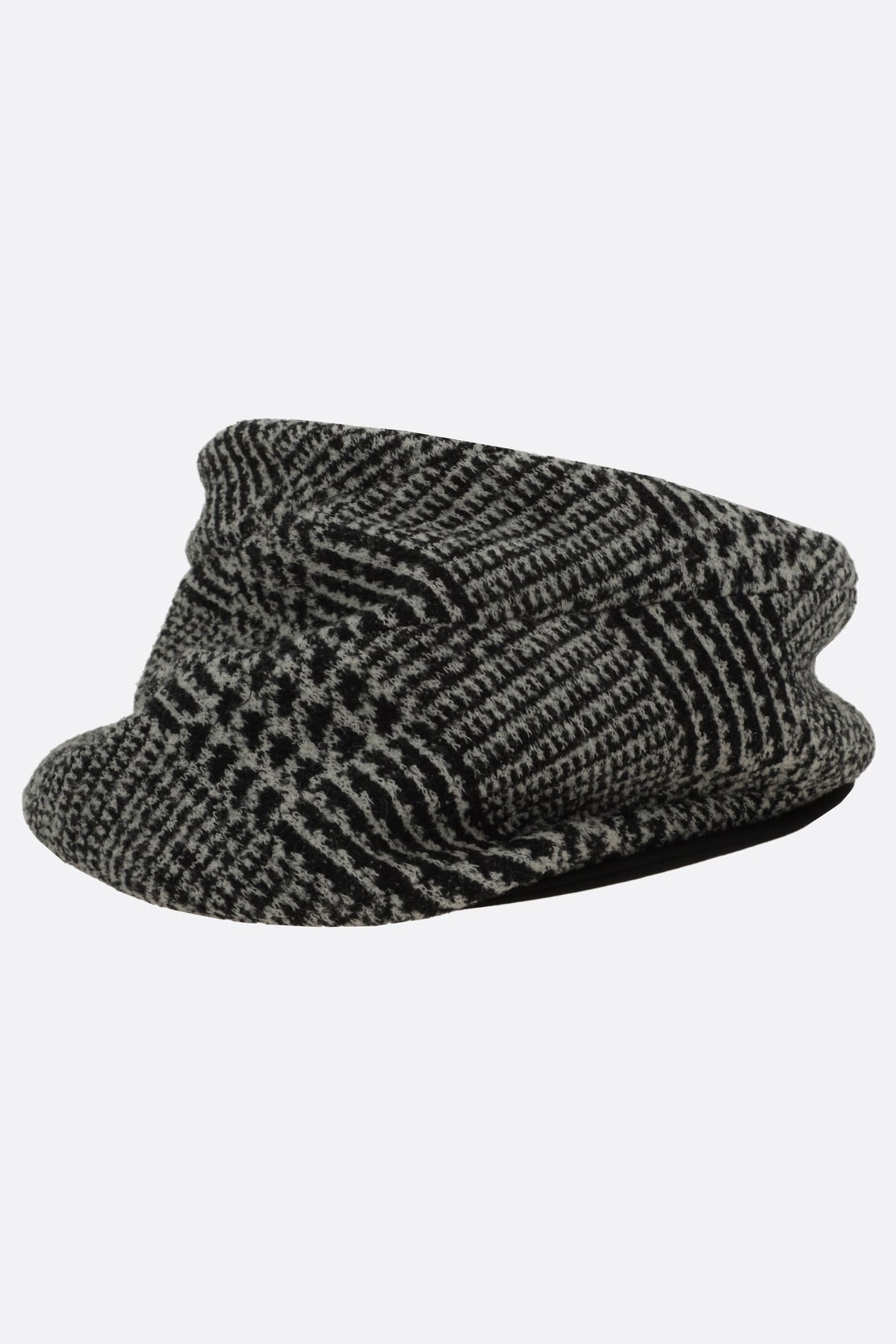 wool blend buket hat with visor