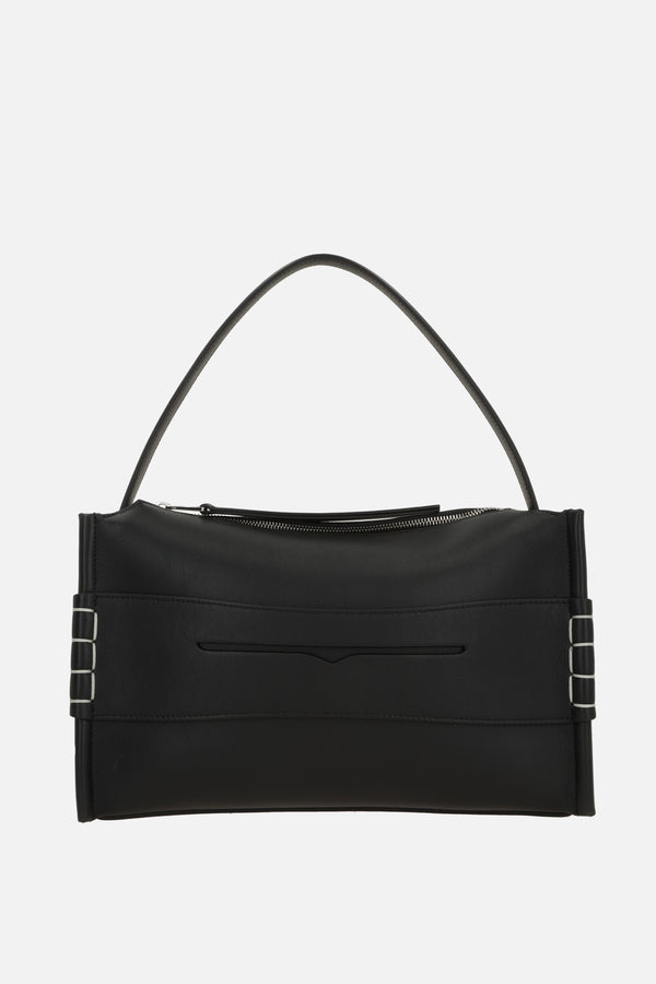 Loafer medium handbag in smooth leather