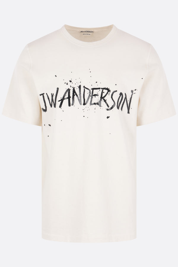 Circular t-shirt in cotton