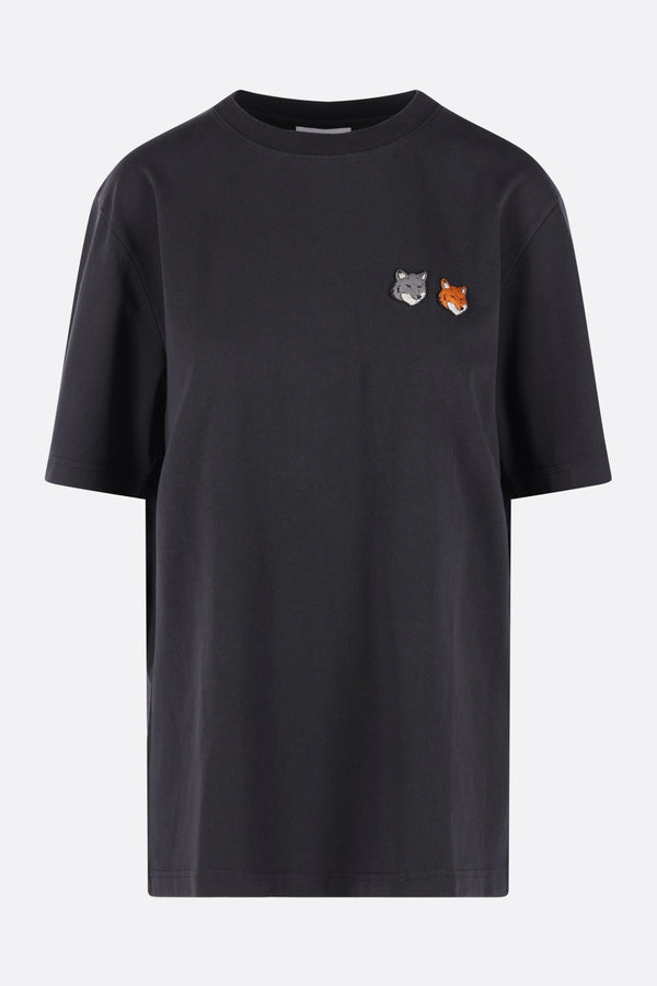 t-shirt Double Fox Head in cotone