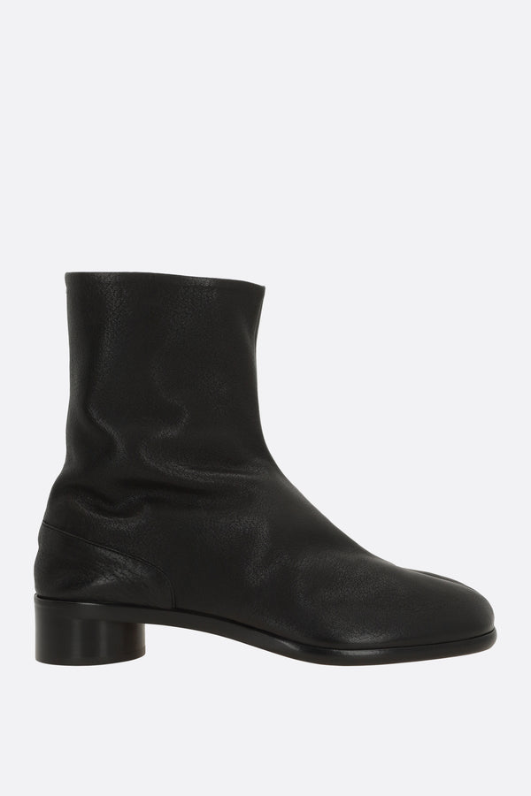 stivaletto Tabi in pelle martellata